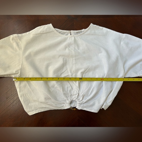 Mango White Boxy Short Sleeve T-Shirt - Picture 4 of 6